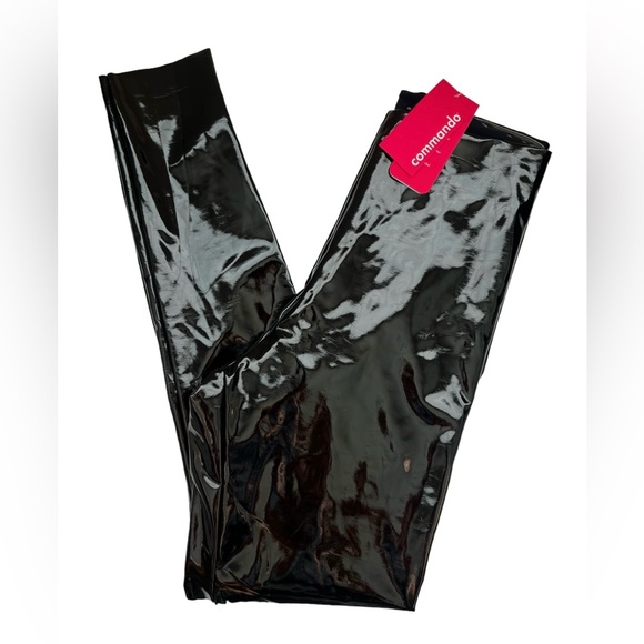 NEW Commamdo Perfect Control Patent Leather Legging Black medium - Picture 4 of 11